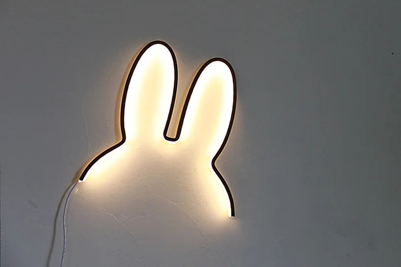 Veilleuse Murale Lapin Led